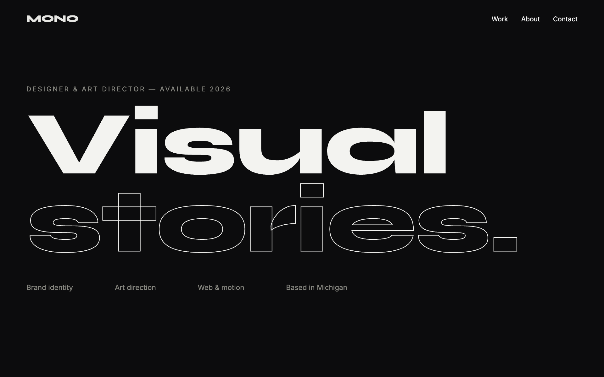 Portfolio website example